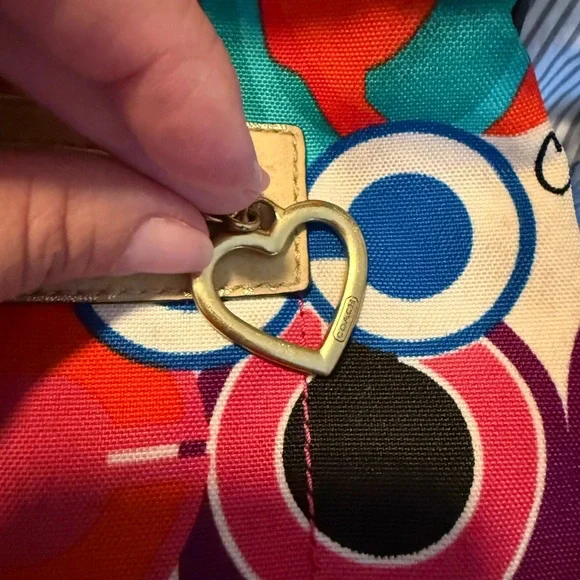 Coach Poppy Colorful Purse - Picture 4 of 12